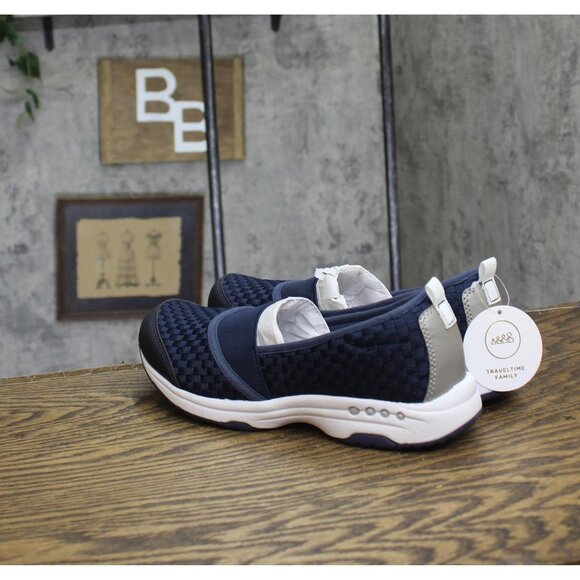 NWT Easy Spirit Womens Twist Slip On Sneaker SETWIST8 Medium Blue 8N - Picture 3 of 8
